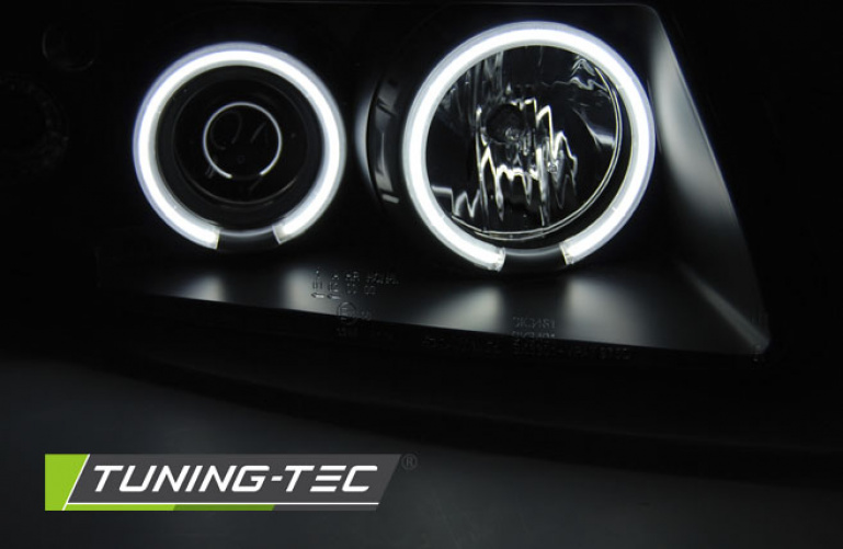 CCFL Angel Eyes Scheinwerfer für VW Passat 3B (B5) 96-00 chrom